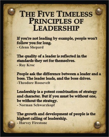 Leadership poster